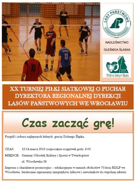 XX Turniej Piłki Siatkowej o Puchar Dyrektora RDLP we Wrocławiu